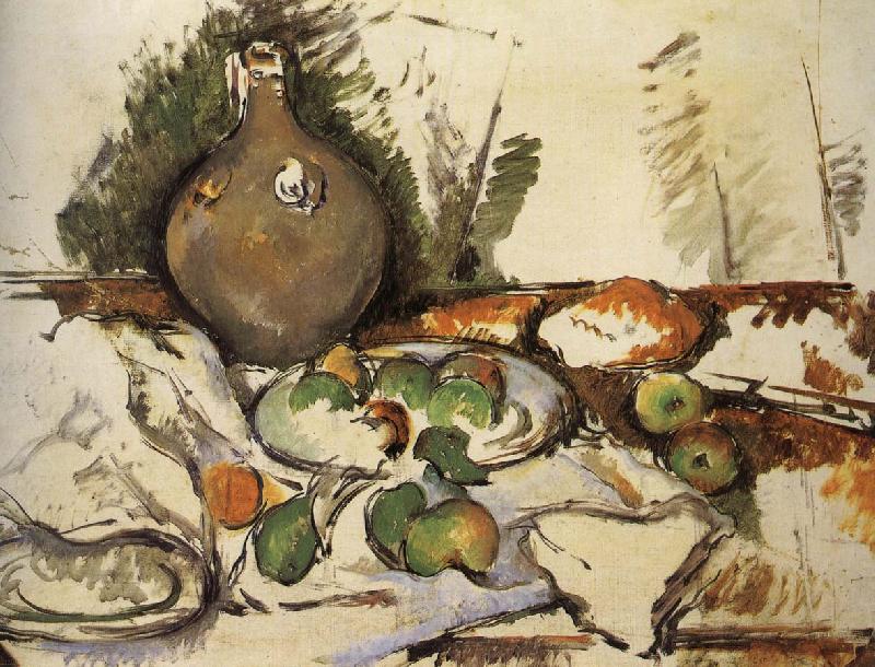 Paul Cezanne have a bottle of still life